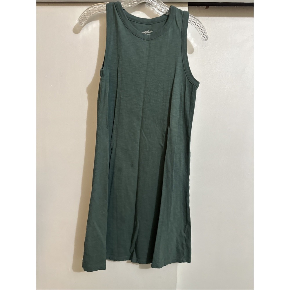 Universal Threads Tank Dress Size Small Green 2 Small Spots!